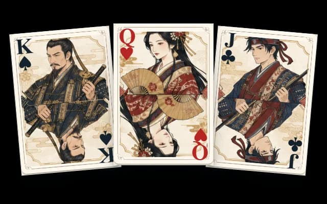 雅のカードデザイン:K・Q・J